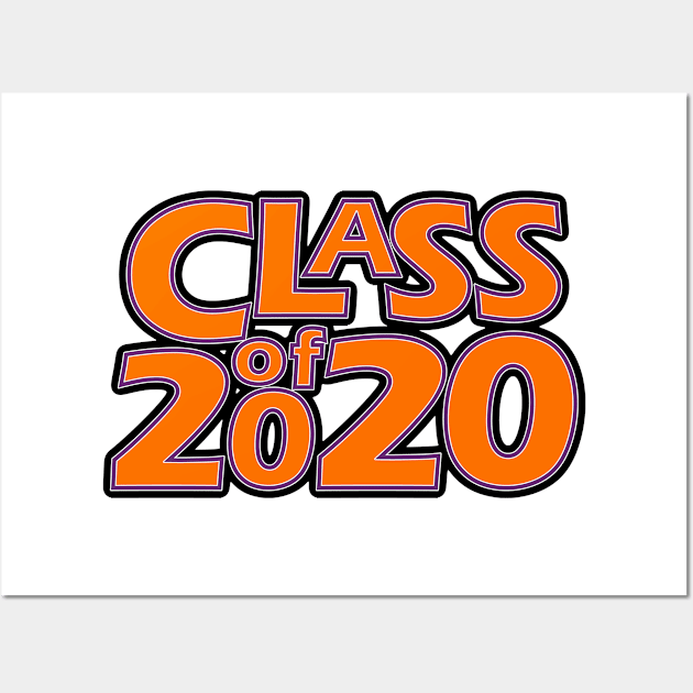 Grad Class of 2020 Wall Art by gkillerb